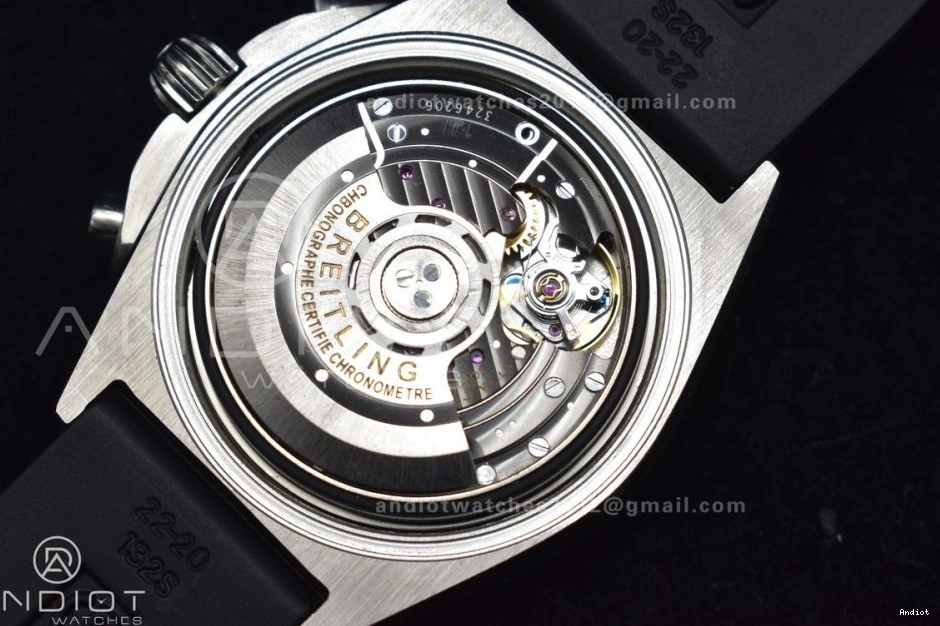 Chrono BLS Version A7750 L-Green Blk LE 43mm B01 1:1 Navitimer SS Best 0327